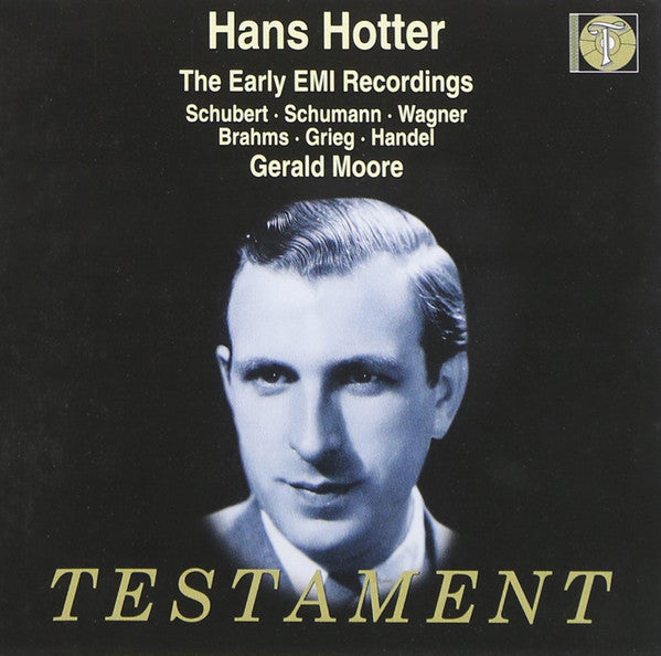Hans Hotter : The Early EMI Recordings (CD, Album, Mono)