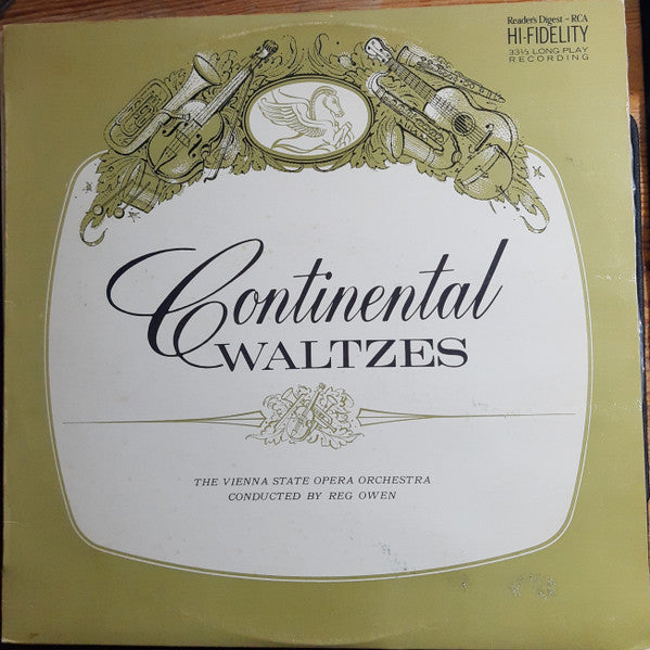 Orchester Der Wiener Staatsoper Conducted By Reg Owen : Continental Waltzes (LP, Mono)