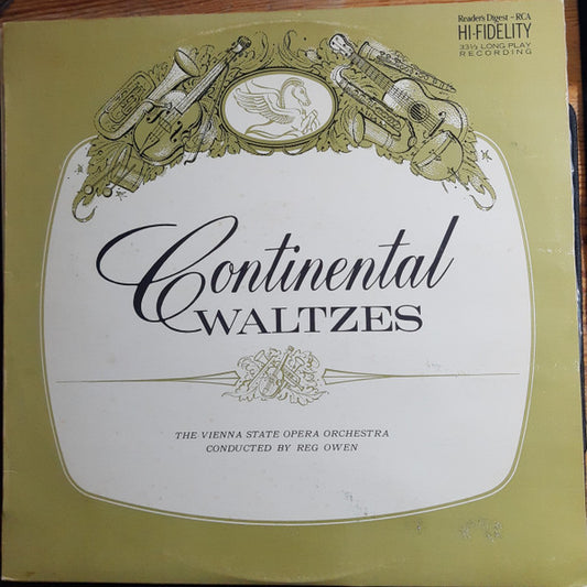 Orchester Der Wiener Staatsoper Conducted By Reg Owen : Continental Waltzes (LP, Mono)