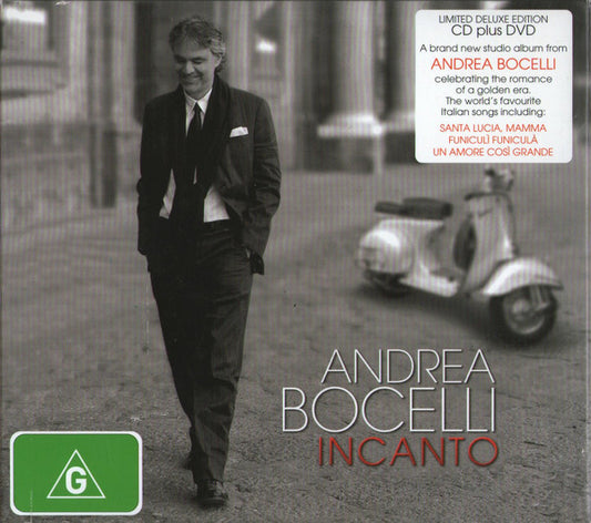 Andrea Bocelli : Incanto (CD, Album + DVD-V, Copy Prot., NTSC)