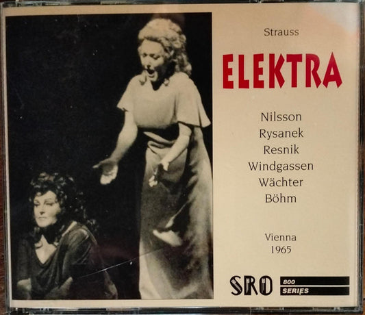 Richard Strauss, Birgit Nilsson, Leonie Rysanek, Regina Resnik, Eberhard Wächter, Karl Böhm : Elektra (2xCD)
