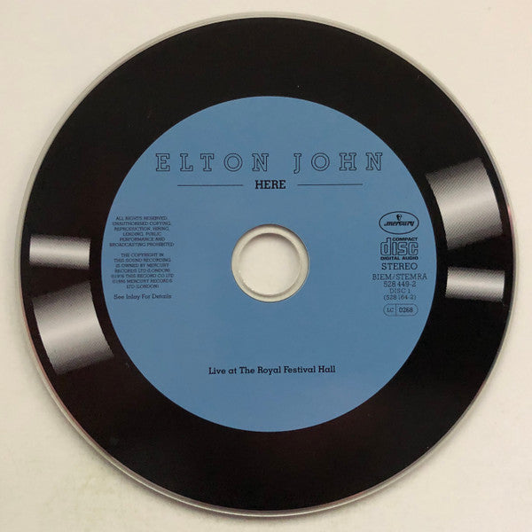 Elton John : Here And There (2xCD, Album, RE, RM)