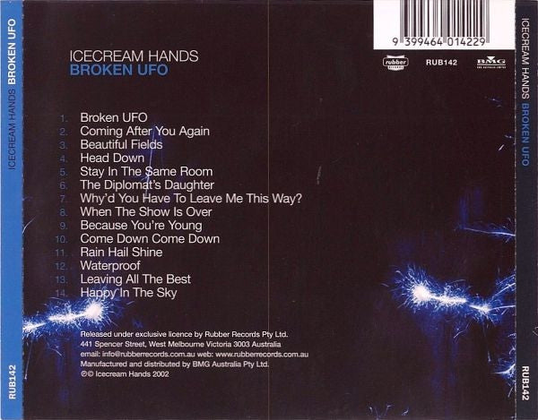 Icecream Hands : Broken UFO (CD, Album)