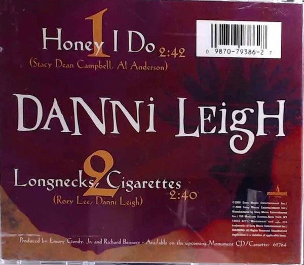Danni Leigh : Honey I Do (CD, Single)