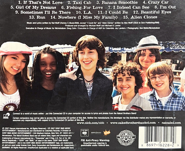 The Naked Brothers Band : The Naked Brothers Band - Songs From Nickelodeon's Hit TV Series (CD, Album, Enh, CD-)