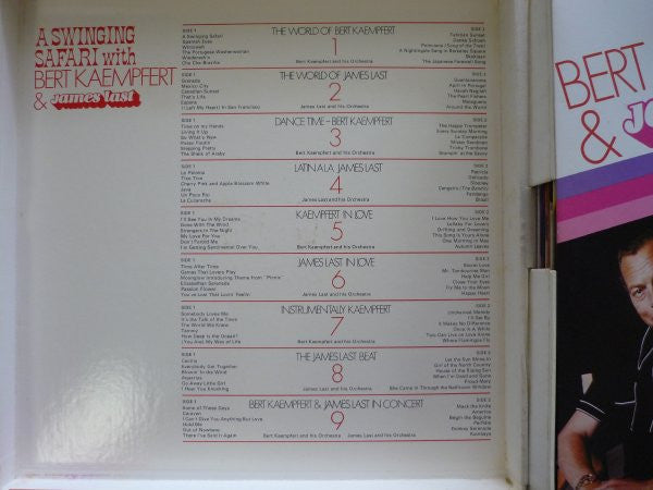 Bert Kaempfert & James Last : A Swinging Safari With Bert Kaempfert & James Last (9xLP + Box, Comp)