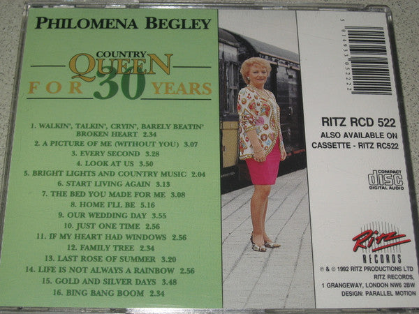 Philomena Begley : Country Queen For 30 Years (CD, Album)