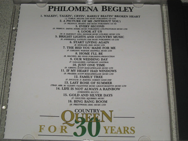 Philomena Begley : Country Queen For 30 Years (CD, Album)