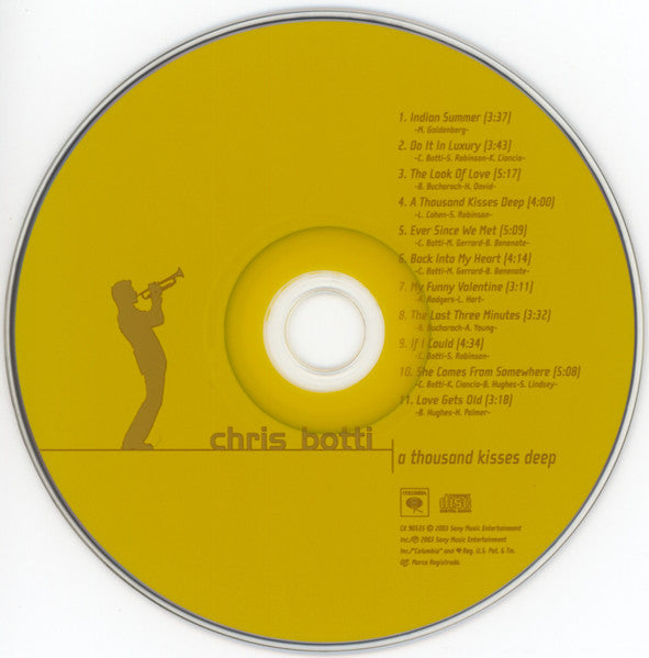 Chris Botti : A Thousand Kisses Deep (CD, Album)
