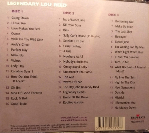 Lou Reed : Legendary (3xCD, Comp)