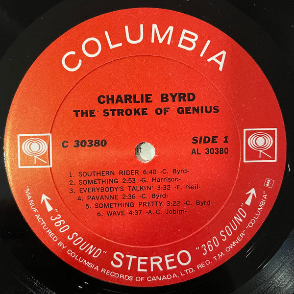 Charlie Byrd : The Stroke Of Genius (LP, Album)