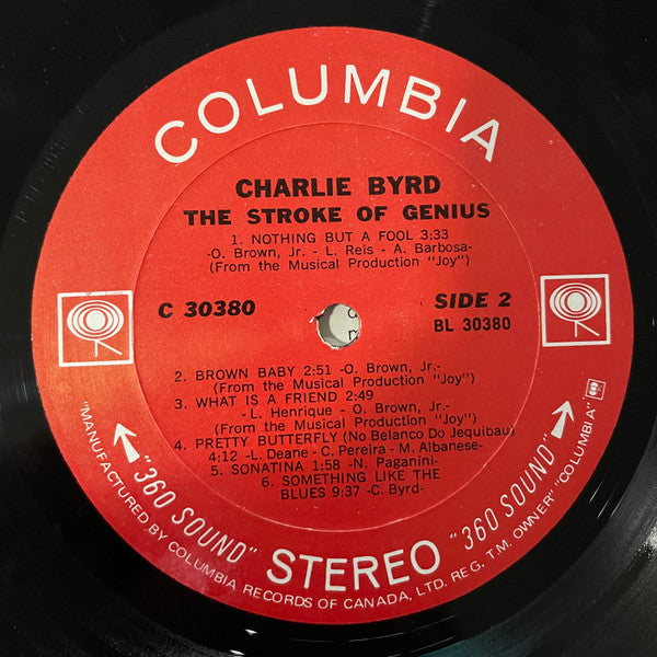Charlie Byrd : The Stroke Of Genius (LP, Album)