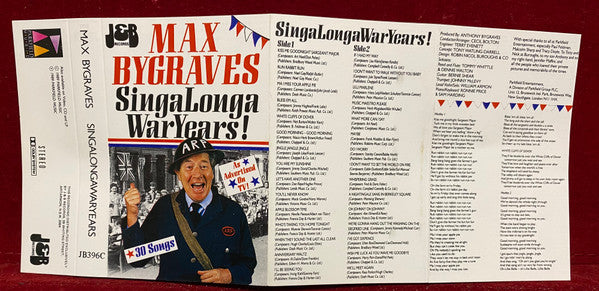 Max Bygraves : SingaLongaWarYears! (Cass, Whi)