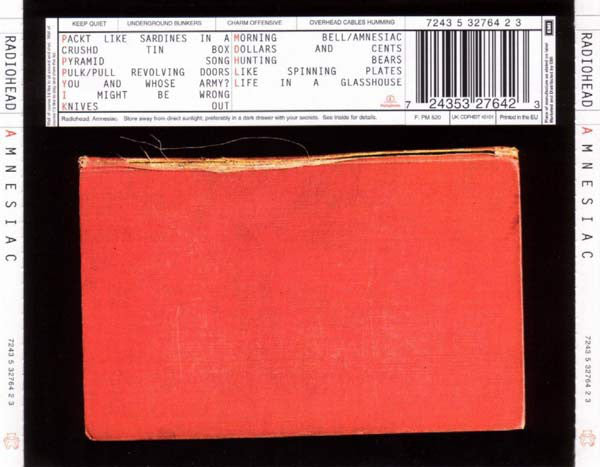 Radiohead : Amnesiac (CD, Album, EMI)
