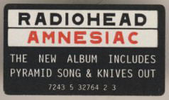 Radiohead : Amnesiac (CD, Album, EMI)