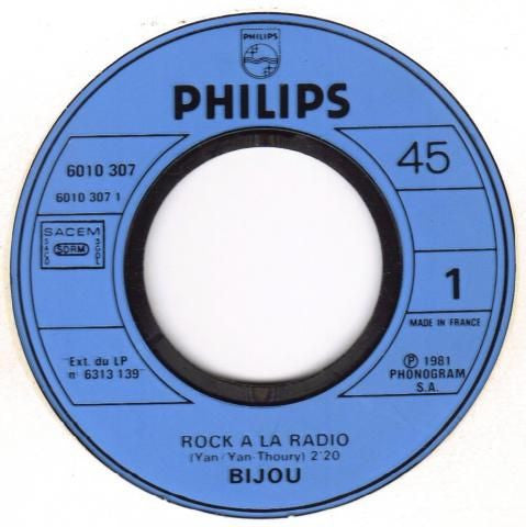 Bijou (2) : Rock A La Radio (7", Single)