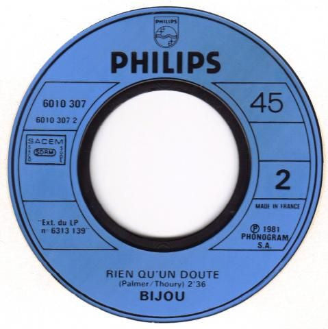 Bijou (2) : Rock A La Radio (7", Single)