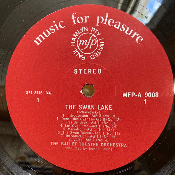 Joseph Levine & The Ballet Theatre Orchestra* From Pyotr Ilyich Tchaikovsky : Swan Lake (LP)