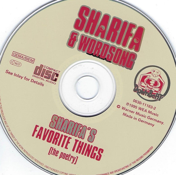 Sharifa & Wordsong : Sharifa's Favorite Things (The Poetry) (CD)