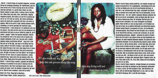Sharifa & Wordsong : Sharifa's Favorite Things (The Poetry) (CD)