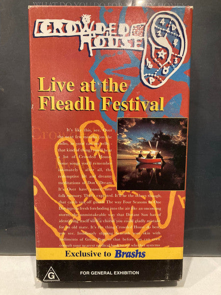 Crowded House : Live At The Fleadh Festival (VHS, Ltd)