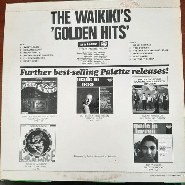 The Waikiki's : Golden Hits (LP, Comp)
