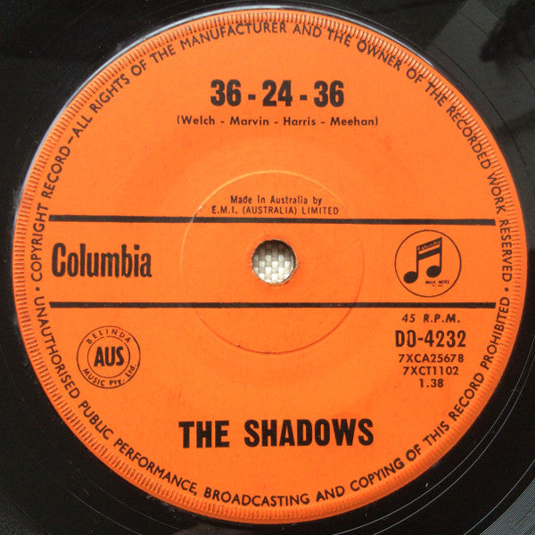 The Shadows : Kon-Tiki (7")