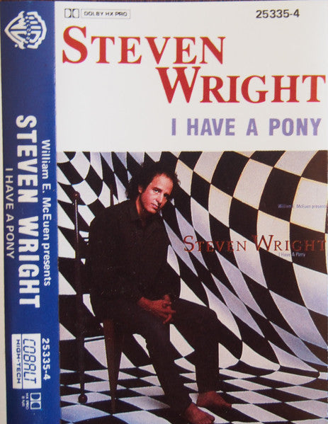 Steven Wright (2) : I Have A Pony (Cass, Album, Cob)