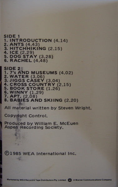 Steven Wright (2) : I Have A Pony (Cass, Album, Cob)