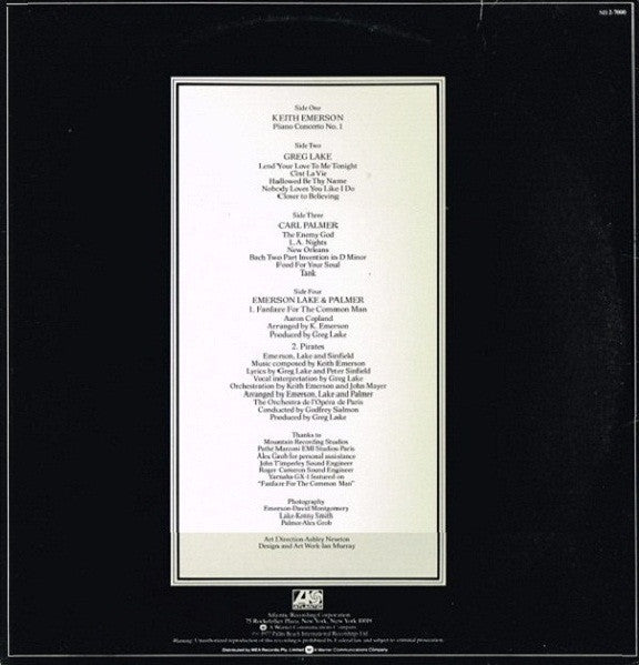 Emerson, Lake & Palmer : Works (Volume 1) (2xLP, Album)