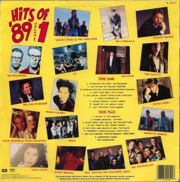 Various : Hits Of '89 Volume 1 (LP, Comp)
