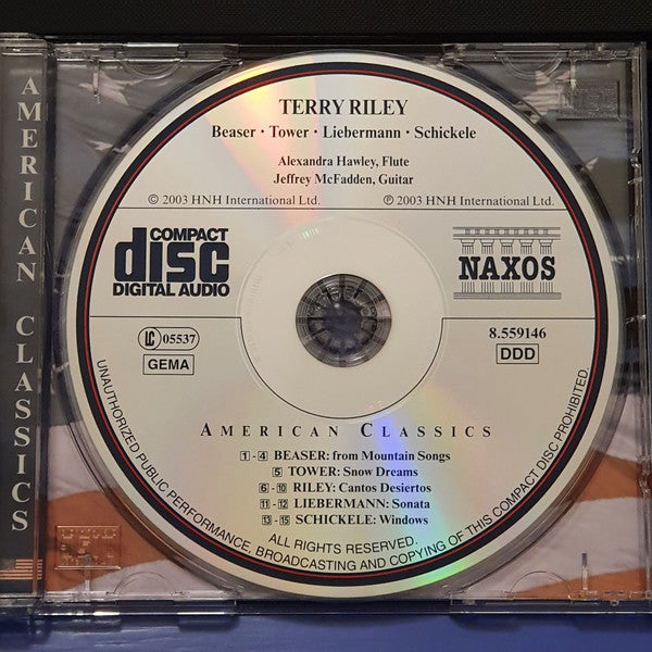 Terry Riley / Robert Beaser / Joan Tower / Lowell Liebermann / Peter Schickele : Cantos Desiertos (CD, Album)