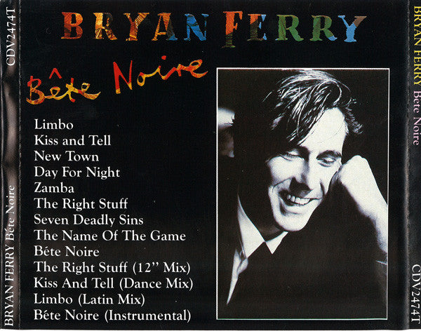 Bryan Ferry : Bête Noire (CD, Album, Ltd, RE)