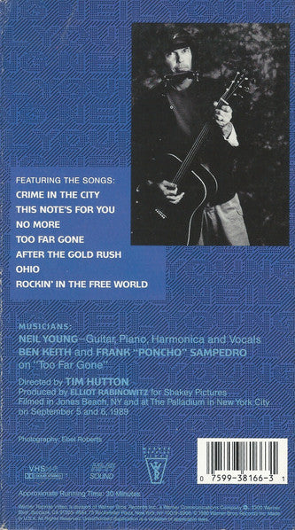 Neil Young : Freedom (A Live Acoustic Concert) (VHS)