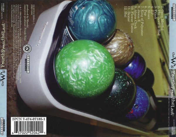 The W's : Fourth From The Last (CD, Album)