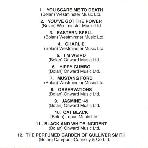 Marc Bolan : You Scare Me To Death (CD, Album, RE)