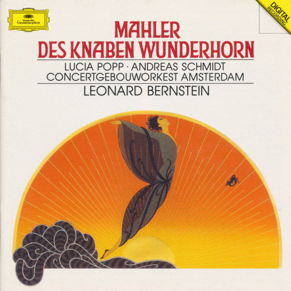 Gustav Mahler, Lucia Popp, Andreas Schmidt (2), Concertgebouworkest, Leonard Bernstein : Des Knaben Wunderhorn (CD, Album)