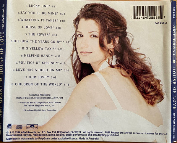 Amy Grant : House Of Love (CD, Album)