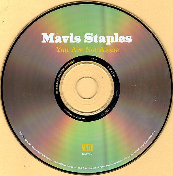 Mavis Staples : You Are Not Alone (CD, Album, Dig)