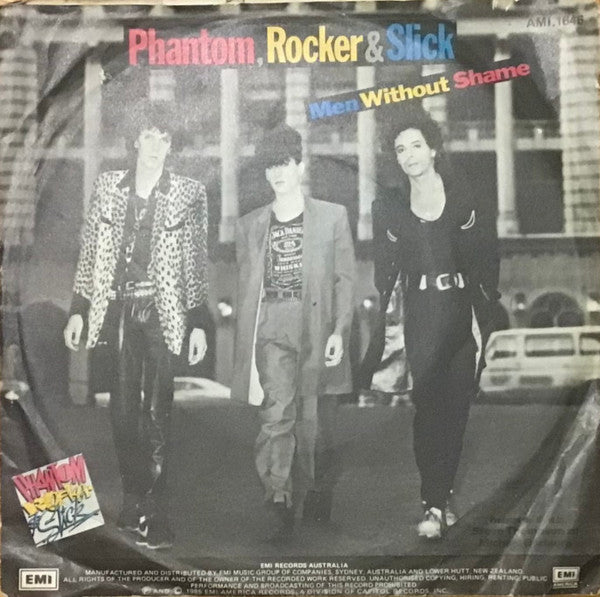 Phantom, Rocker & Slick : Men Without Shame (7", Single)