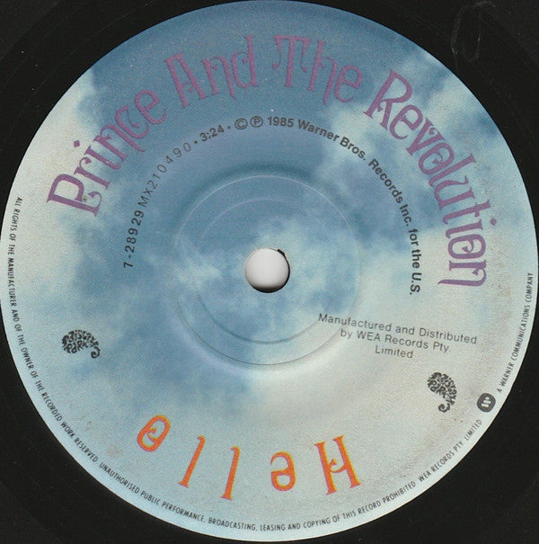 Prince And The Revolution : Raspberry Beret (7", Single)