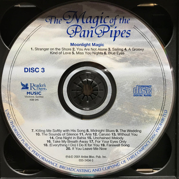 Unknown Artist : The Magic Of The Pan Pipes (4xCD, Comp)