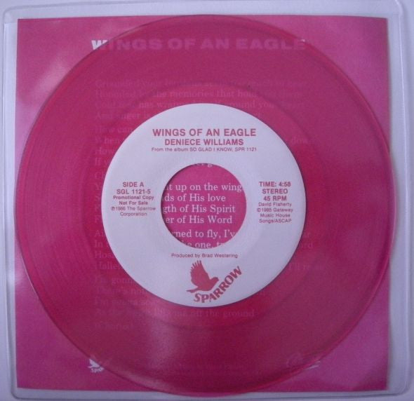 Deniece Williams : Wings Of An Eagle (7", Promo, Pin)