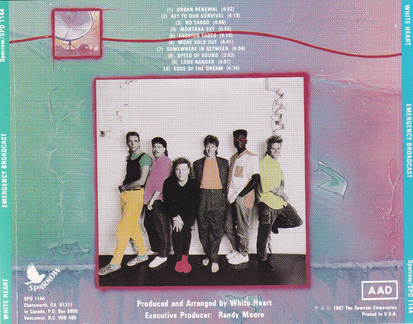 White Heart : Emergency Broadcast (CD, Album)