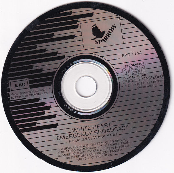 White Heart : Emergency Broadcast (CD, Album)