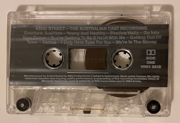 Various : 42nd Street (The Australian Cast Recording) (Cass, Album, Cle)