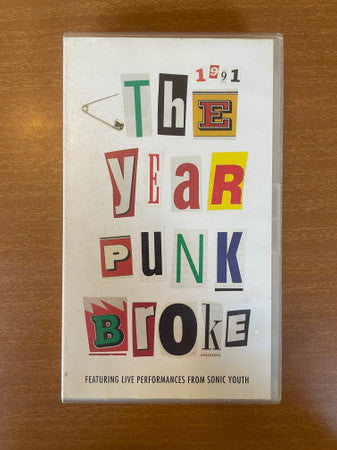 Sonic Youth : Sonic Youth - 1991: The Year Punk Broke (VHS, PAL)