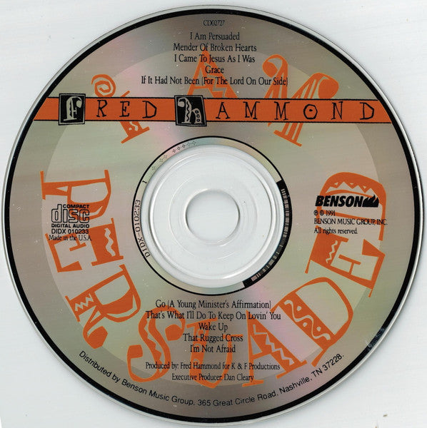 Fred Hammond : I Am Persuaded (CD, Album, MP)