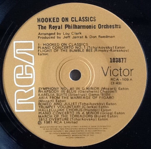 The Royal Philharmonic Orchestra* : Hooked On Classics (7", Single)