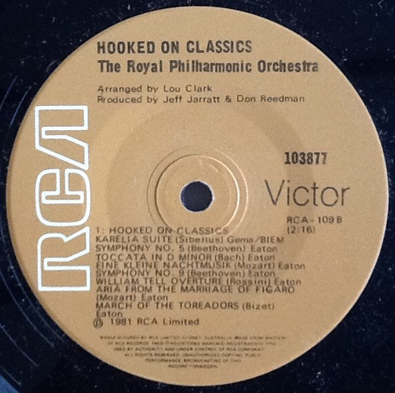 The Royal Philharmonic Orchestra* : Hooked On Classics (7", Single)
